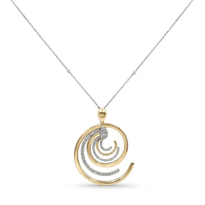 Exuberant golden Necklace