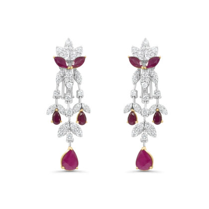 Earrings with yellow Stones