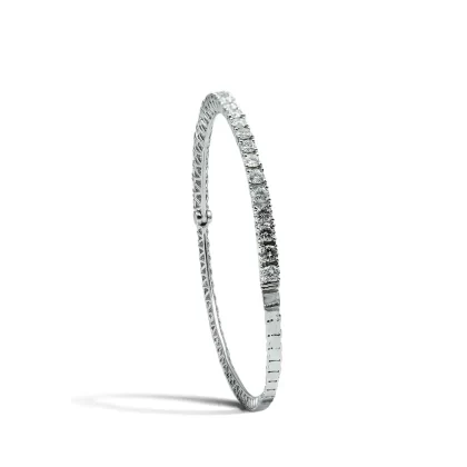 18K WHITE GOLD DIAMOND BRACELET