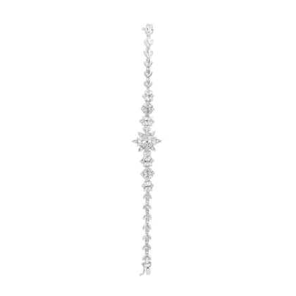 18K WHITE GOLD DIAMOND BRACELET